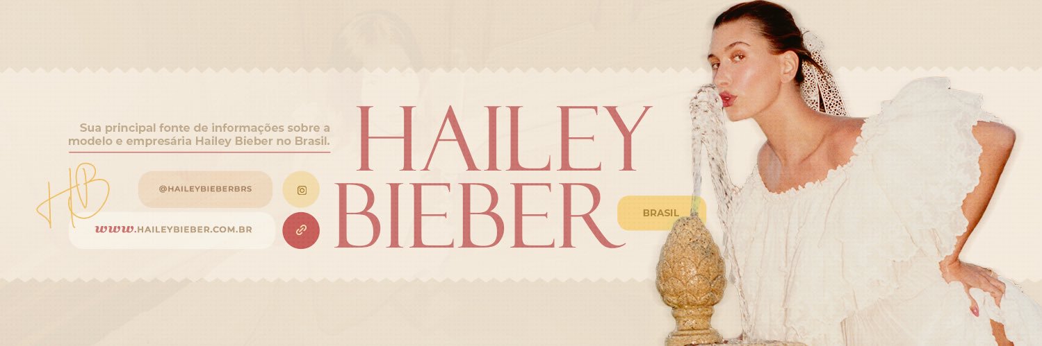 Hailey Bieber Brasil's banner