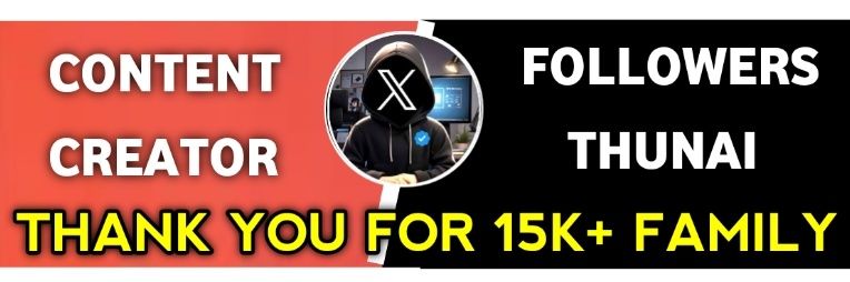 X Creator Vignesh's banner