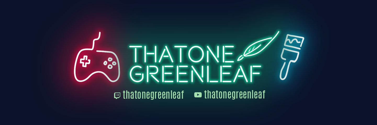 leaf 🌿 twitch: thatonegreenleaf's banner