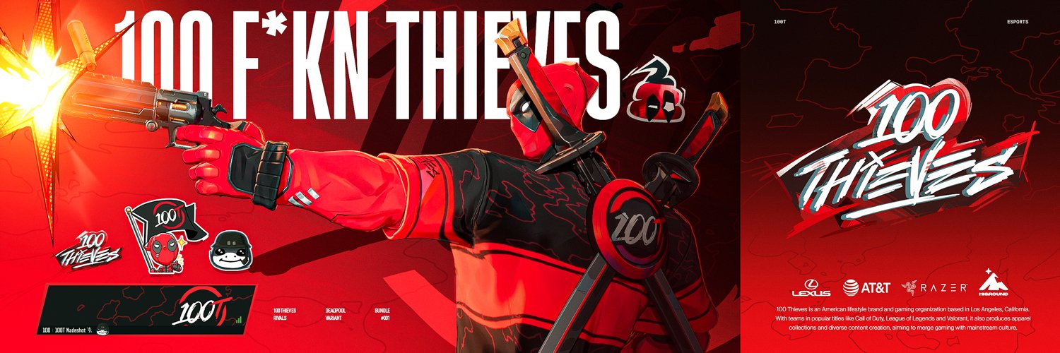 100 Thieves Esports's banner