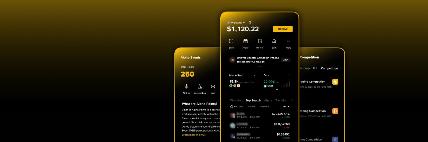 Binance Wallet's banner