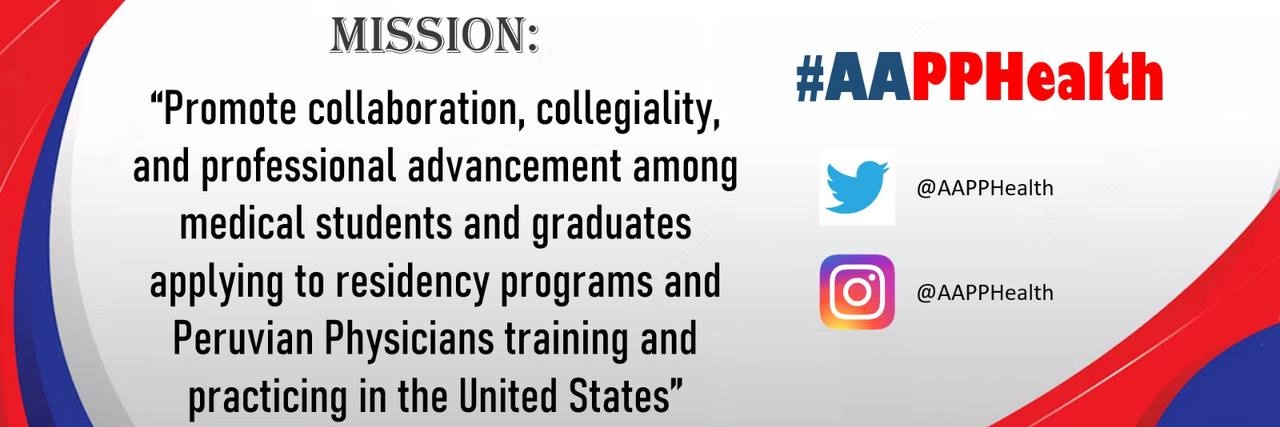 American Association of Peruvian Physicians (AAPP)'s banner