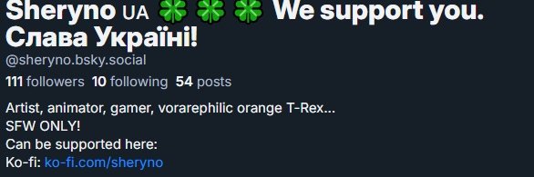 Sheryno 🇺🇦 🍀🍀🍀 We support you. Слава Україні!'s banner