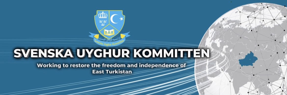 Svenska Uyghur Kommitten's banner