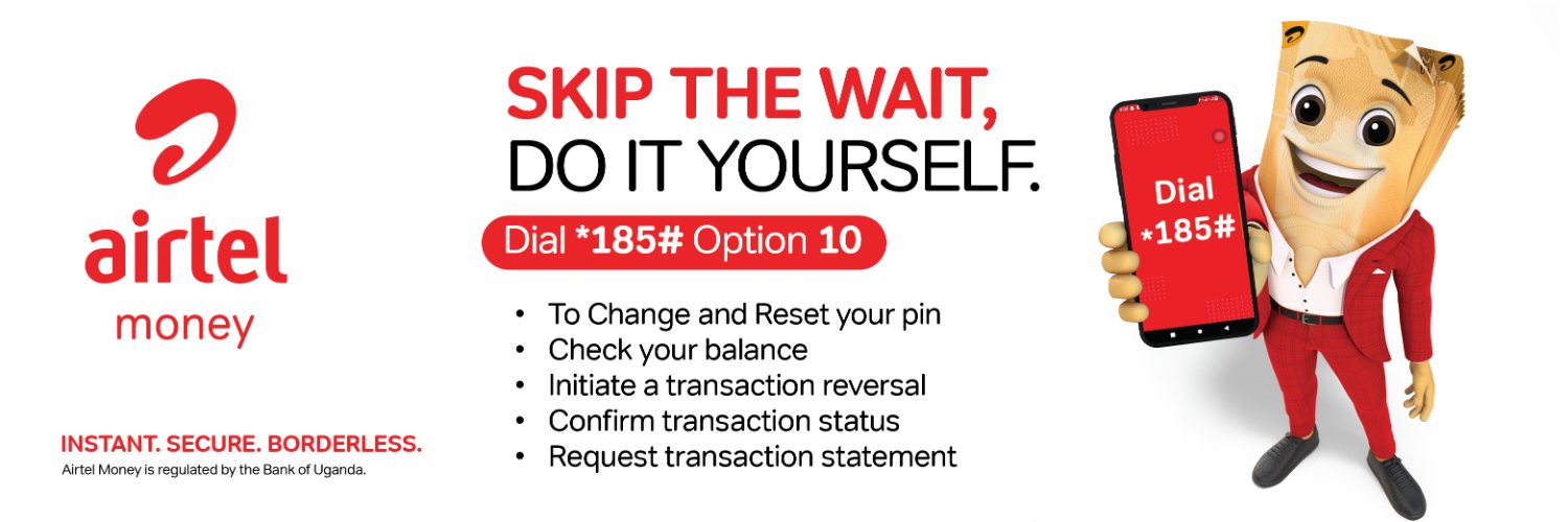 Airtel Money Uganda's banner