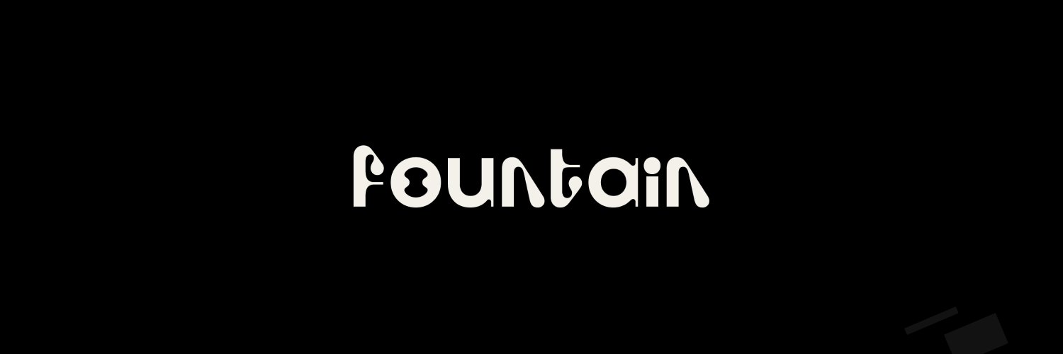 Fountain's banner