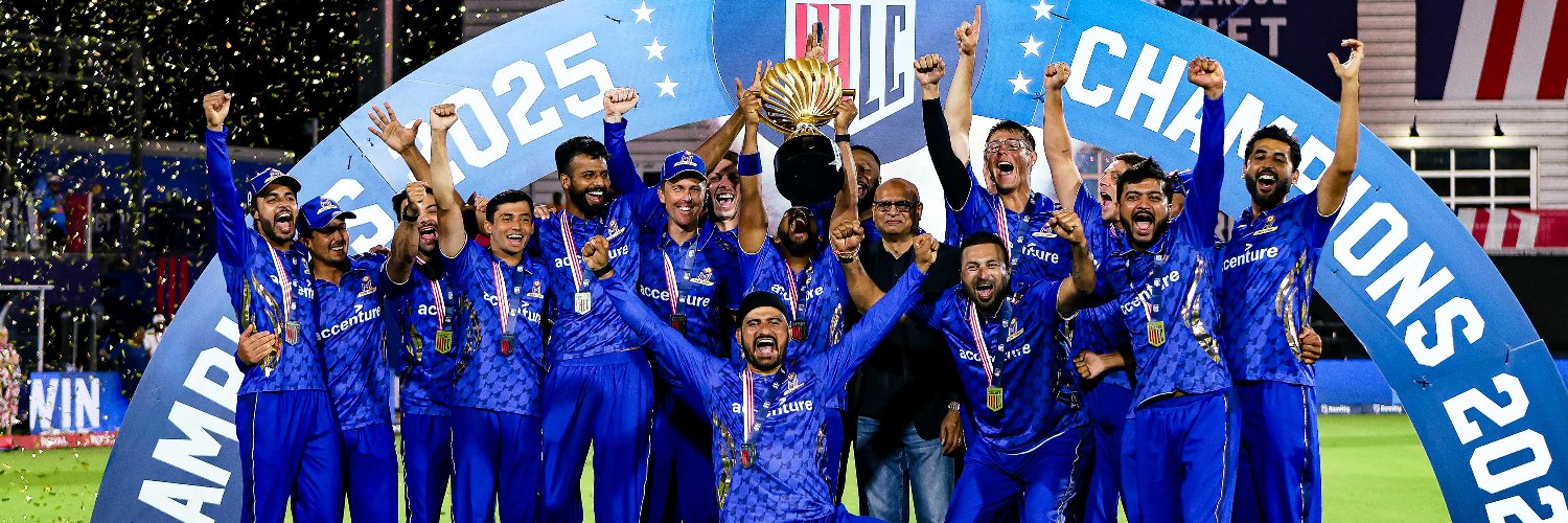 Cognizant Major League Cricket's banner