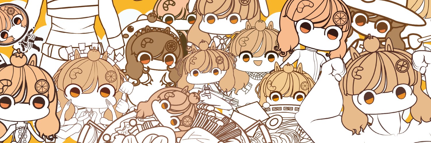 水豚/繪圖 模板 委託開放!🍊 (オニテンジクネズミ's banner