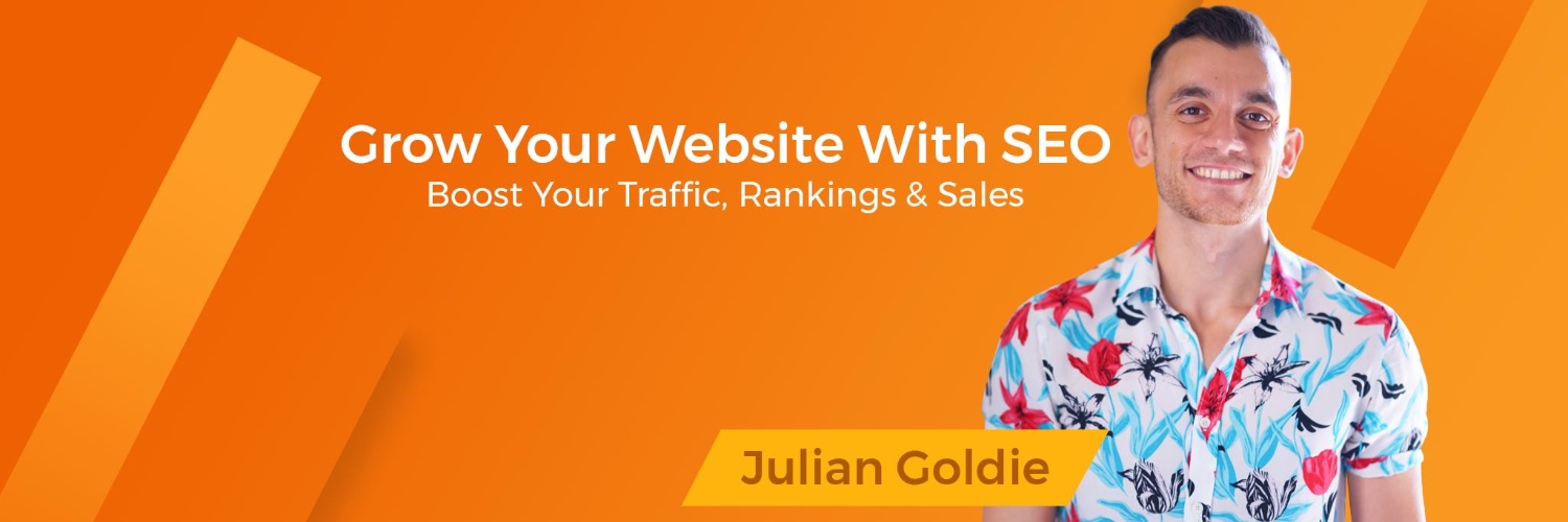 Julian Goldie SEO's banner