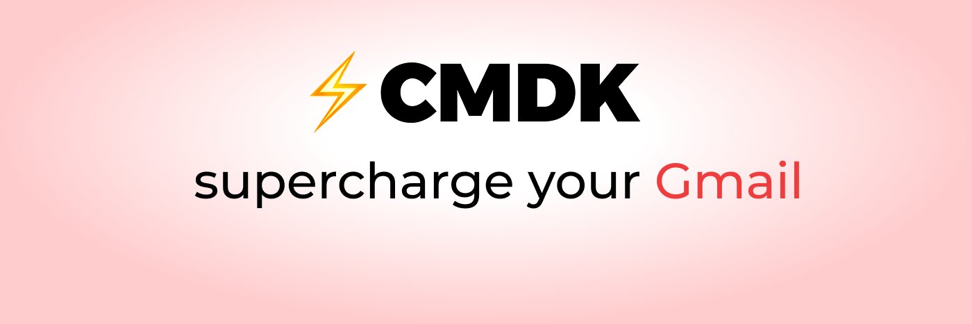 CMDK for Gmail's banner