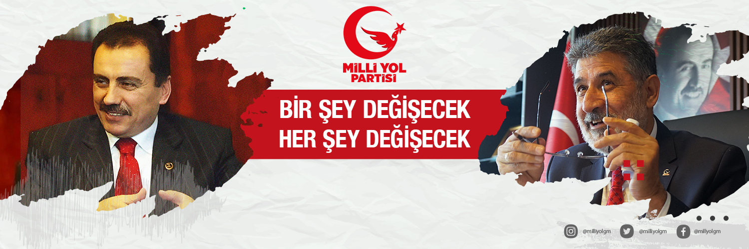 Milli Yol Partisi's banner