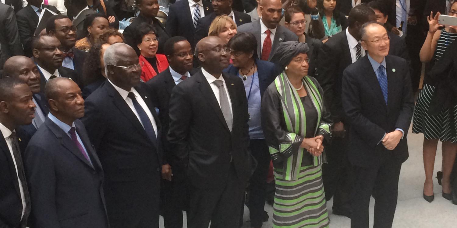Donald Kaberuka's banner