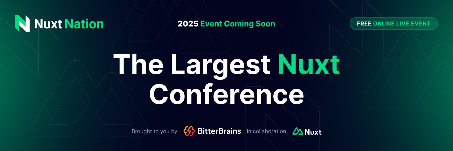 Nuxt Nation Conference's banner