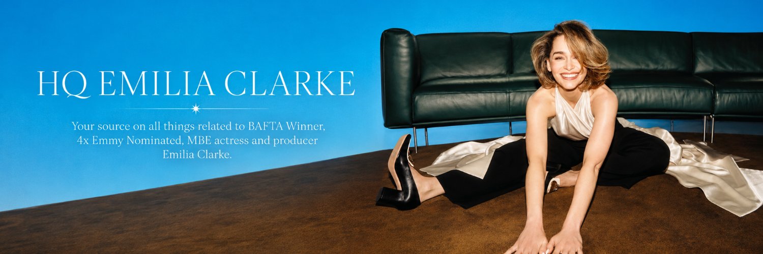 Emilia Clarke HQ's banner