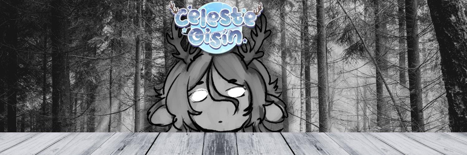 Celeste Oisín | Space-Deer VTuber🦌⭐'s banner