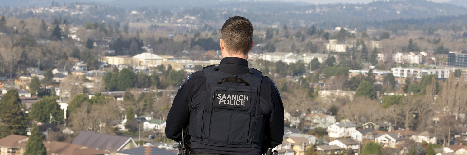 Saanich Police's banner
