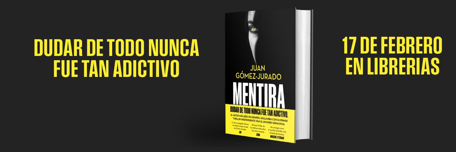 Juan Gómez-Jurado's banner