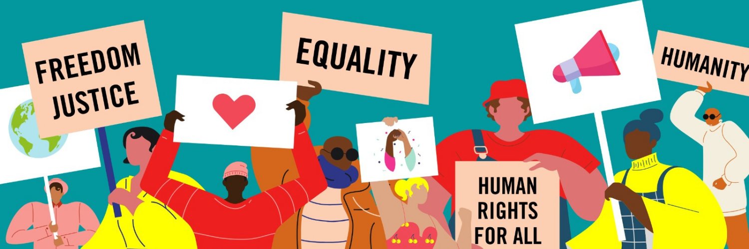 Amnesty UK's banner