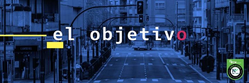 El Objetivo's banner