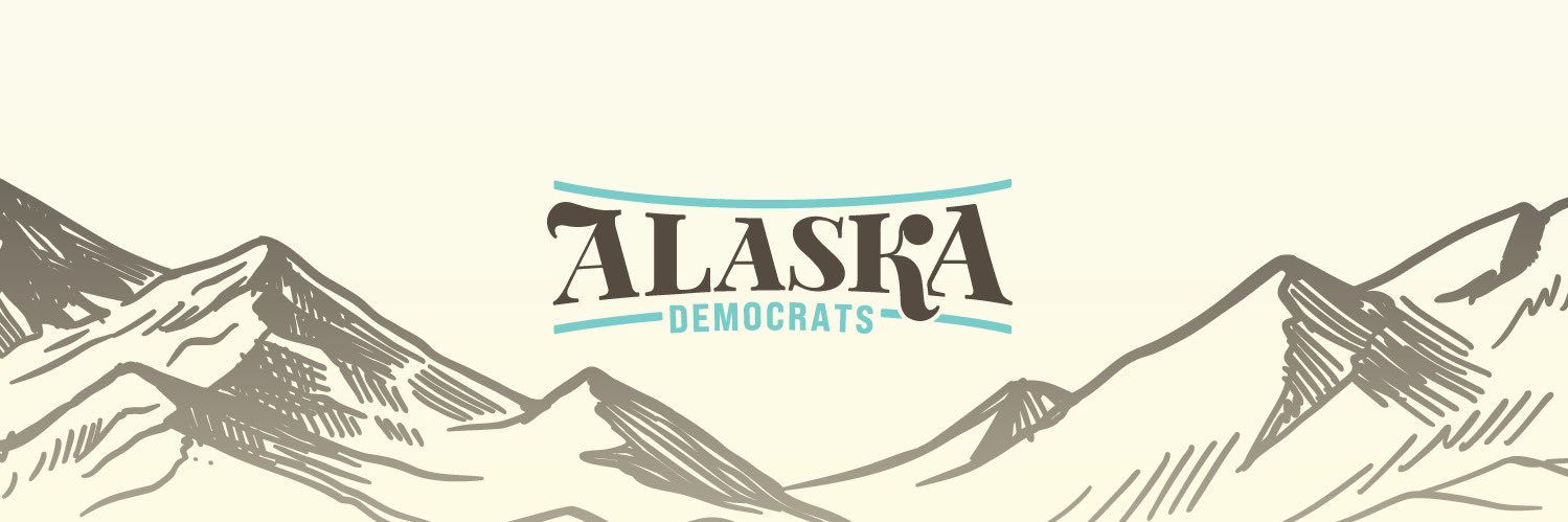 The Alaska Democratic Party's banner