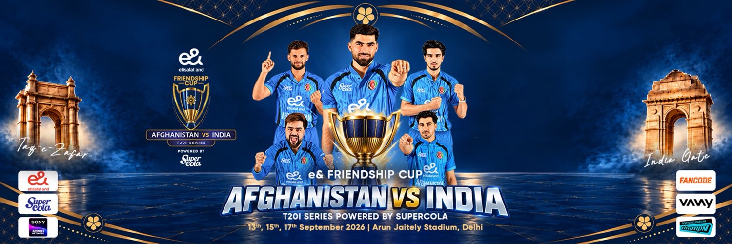Afghanistan Cricket Board's banner