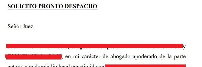 Pronto despacho's banner