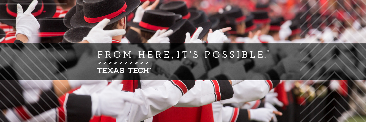 Texas Tech University's banner