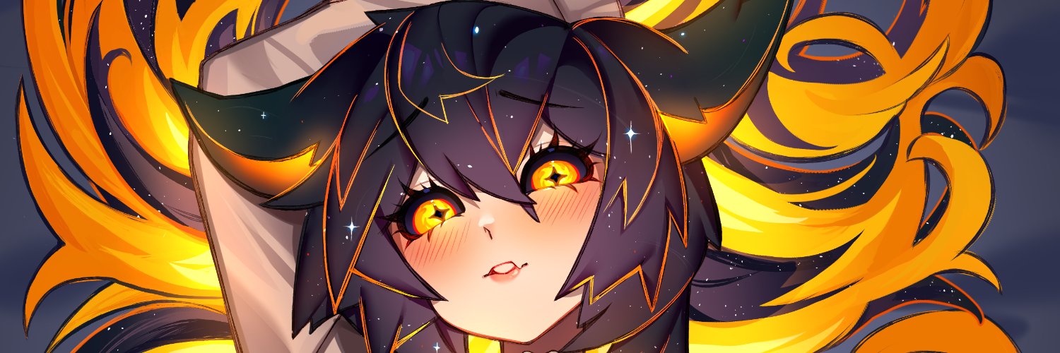 🧡⚫Milla Noire | Black Hole VTuber⚫🧡's banner
