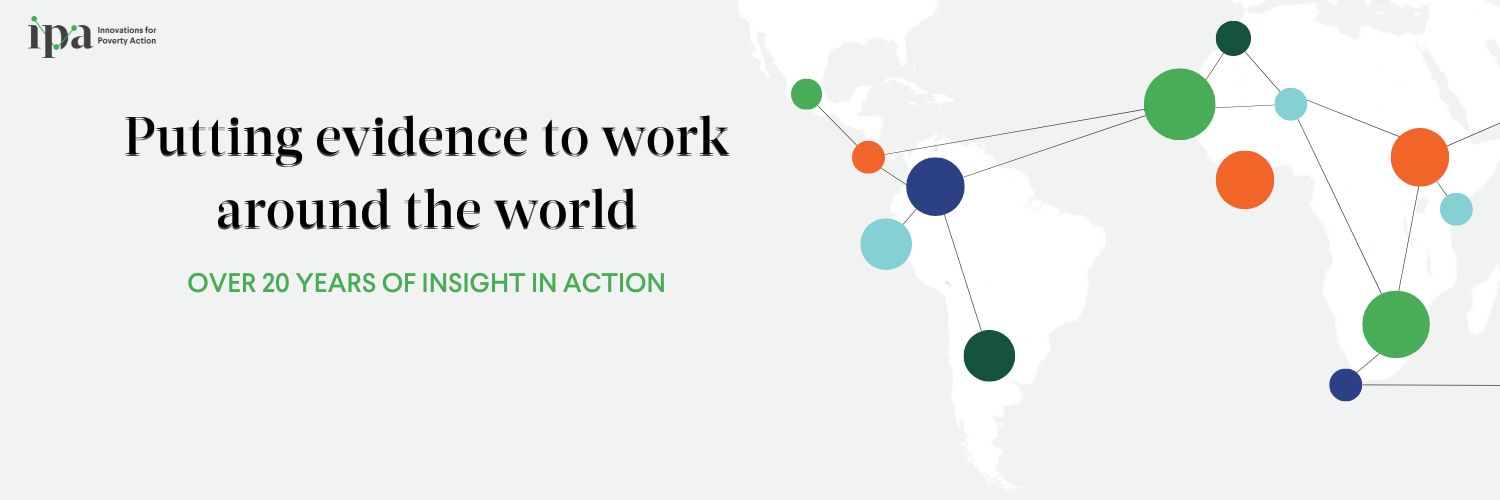 Innovations for Poverty Action's banner