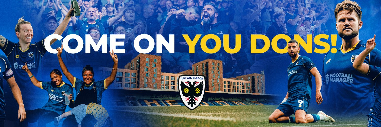 AFC Wimbledon's banner