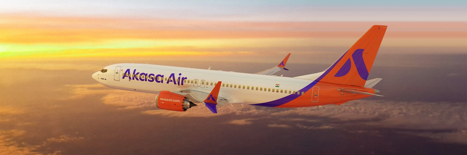 Akasa Air's banner
