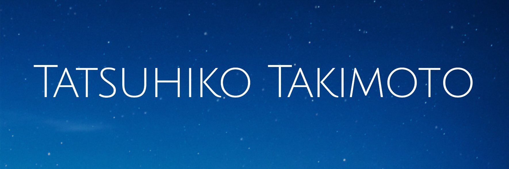滝本竜彦 Tatsuhiko Takimoto's banner