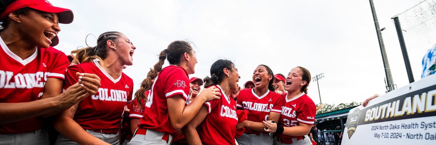 Nicholls Softball's banner