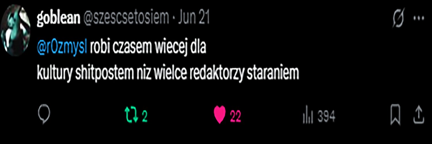 ROZMYSŁ's banner