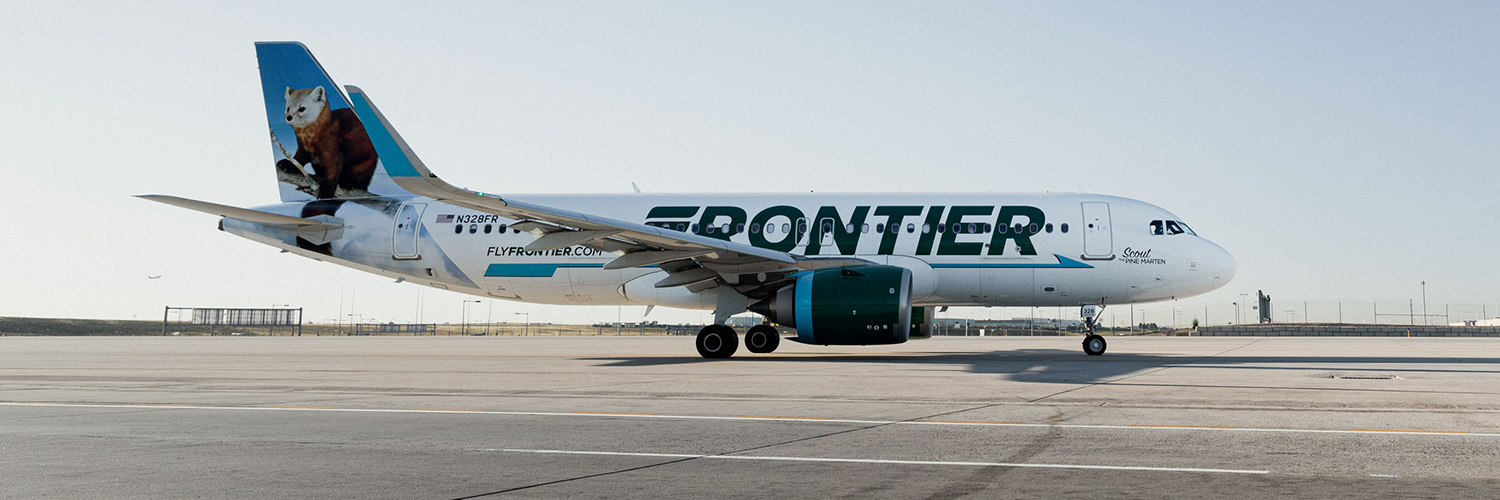 Frontier Airlines's banner