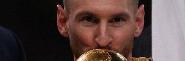 Leo Messi's banner