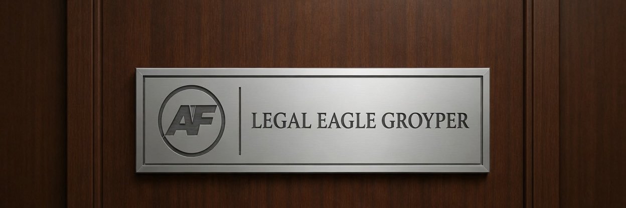 Legal Eagle Groyper's banner