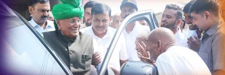 Ch. Om Prakash Chautala's banner
