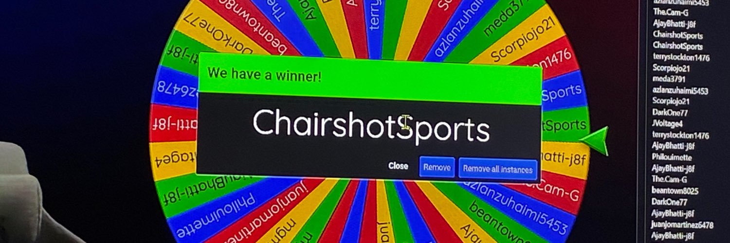 Chairshot Sports's banner