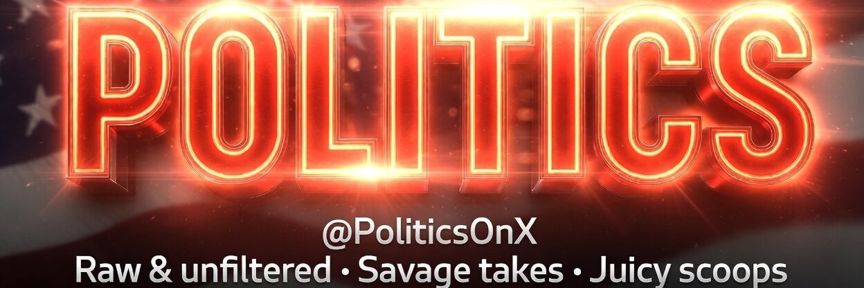 Politics On 𝕏's banner