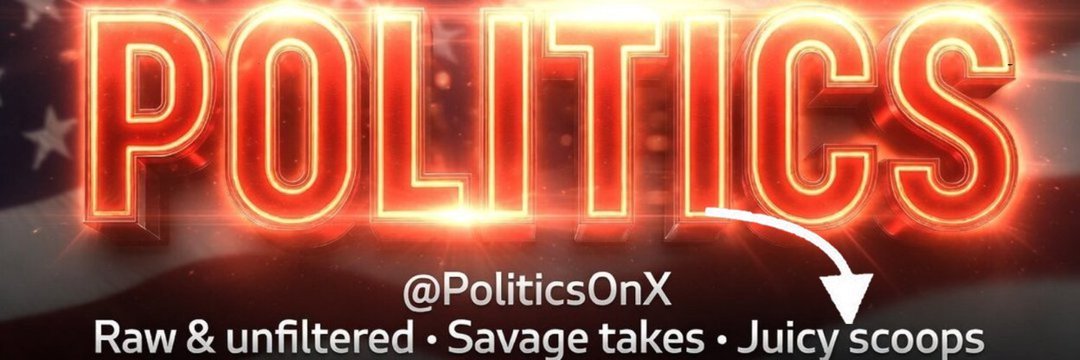 Politics On 𝕏's banner