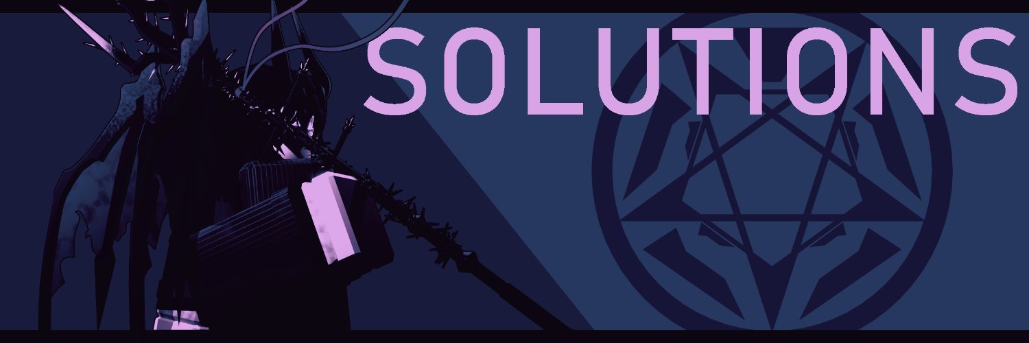 Solutions #bloodfiendtwt's banner