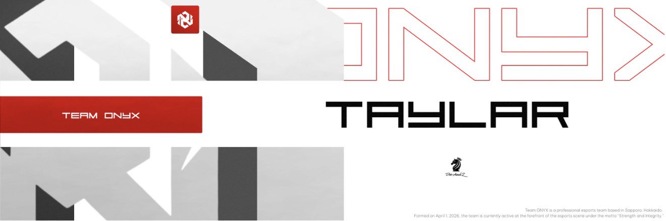 ONYX Tayler/ていらー's banner
