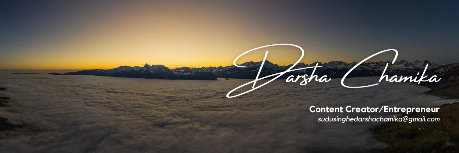 ᴅᴀʀsʜᴀ ᴄʜᴀᴍɪᴋᴀ's banner