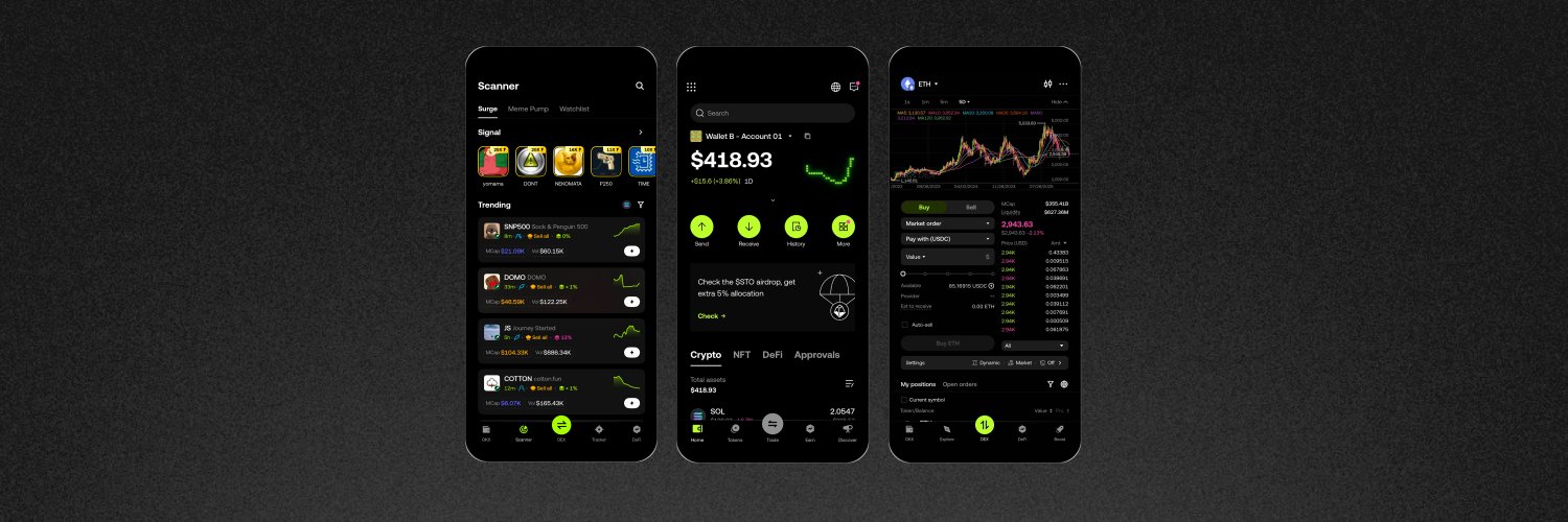 OKX Wallet's banner
