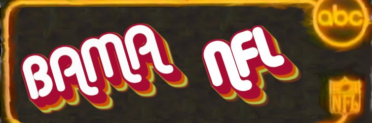 Bama NFL's banner