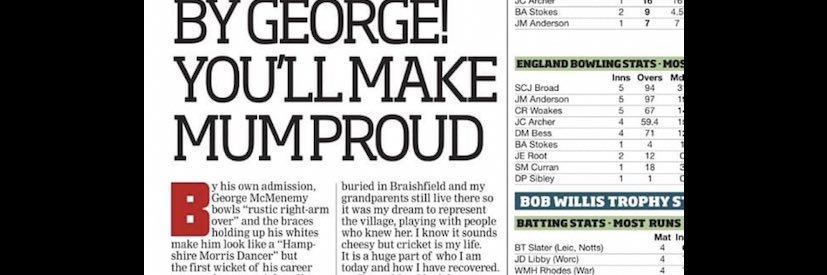George McMenemy🏏's banner