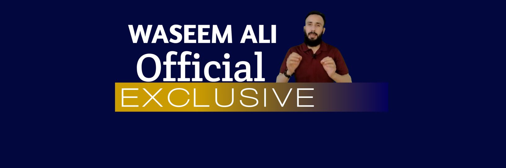 Waseem Ali Official's banner