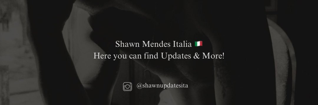 Shawn Mendes Italia 🇮🇹's banner