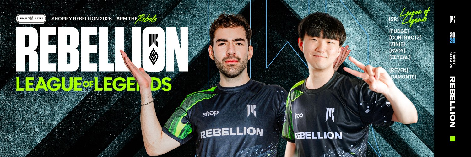 Shopify Rebellion League of Legends's banner